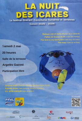 1ère édition de la nuit des Icares à Argeles-Gazost ce samedi 02 Mai