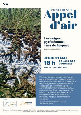Cycle de conférences Appel d'Air - "Les neiges pyrénéennes vue de l'espace"