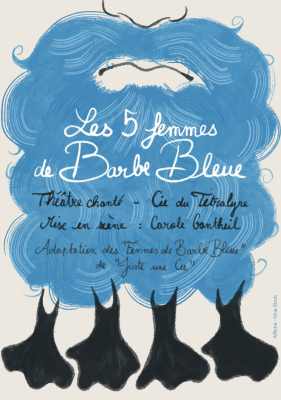 La Compagnie Tétralyre revient sur scène ce weekend avec "Les 5 femmes de Barbes Bleue" 